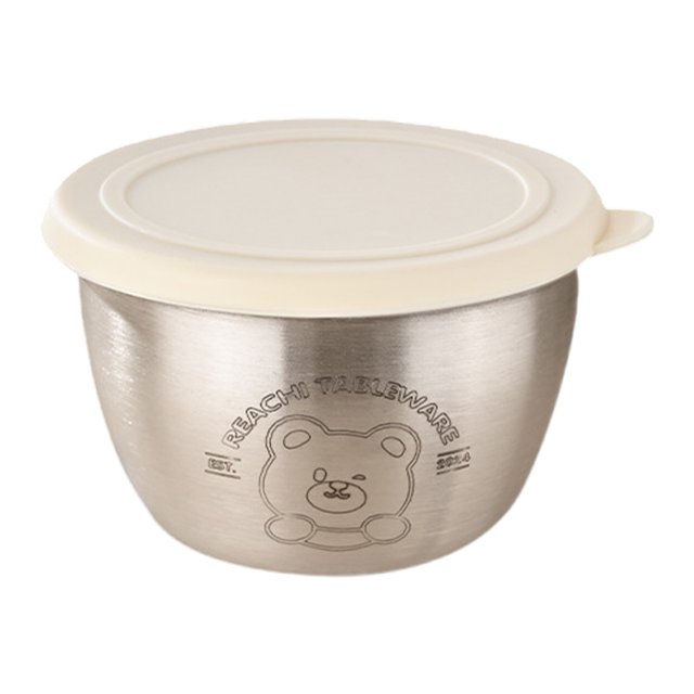 Caja Condimentos Portátil para Salsa Oso (Beige)