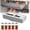D, variant on Uioepy Blowout Sale A Set Of Spice Manager Racks With 6 Plastic Bottles And Bags Spicecaddy Organizer Rack Organizer Under Cabinet Self Adhesive Slides In And Out Seasoning Organizer Pull Down Hidden
