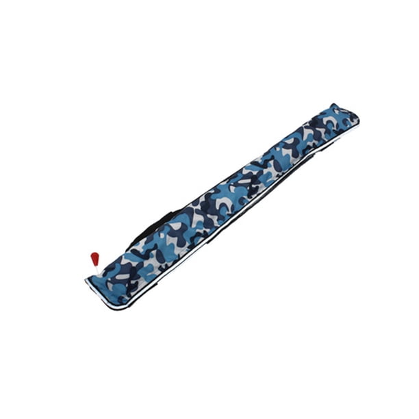 Cinturón de salvavidas Cinturón Inflable Manual Ajustable Ajustable Ajustable Buirnalda reflectante Cinta Rápida Inflación Cintura para nadadores Camuflaje Azul Inevent OD003401-01