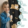 thumbnail image 3 of Blackout Kids Curtains,Shiba Inu Childrens Insulated Curtains Set Of 2,Bedroom Essentials,Toddler Room Decor 52x84in(132x213cm), 3 of 4