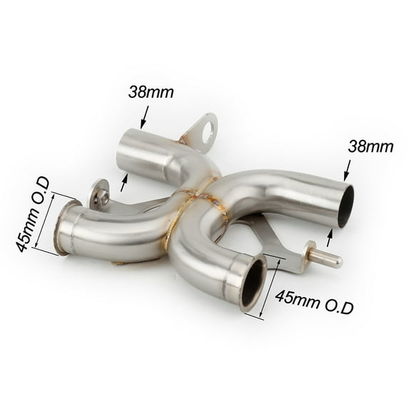 For Triumph Street Twin 2016 to 2020 Street Cup 900 2017-2020 Escape Slip-on Motorcycle Exhaust Muffler Link Pipe