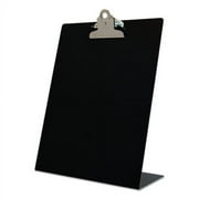 Saunders 1PK Free Standing Clipboard, Portrait, 1 Clip Capacity, 8.5 X 11 Sheets, Black