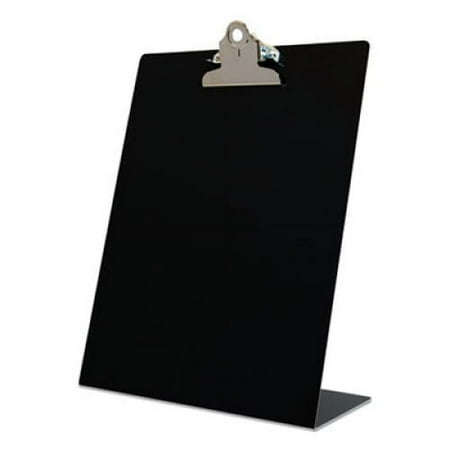 Saunders 1PK Free Standing Clipboard, Portrait, 1 Clip Capacity, 8.5 X 11 Sheets, Black