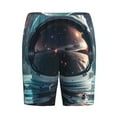 thumbnail image 6 of Daiia Astronaut Helmet Reflections Mens Woven Stretch Pajama Short,Short Pajama Pants-X-Large, 6 of 7