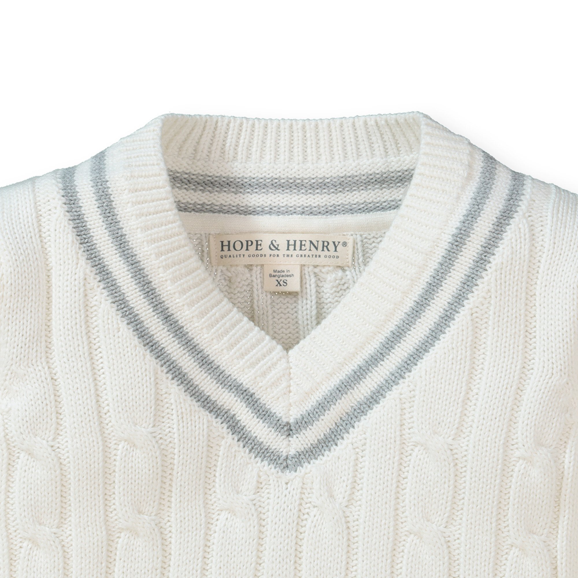 Hope /& Heny Mens V-Neck Cricket Sweater