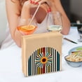 thumbnail image 3 of Yayeee Napkin Holder for Table Set of 2 Kitchen Paper Tissue Organization, Geometric Stripes, 3 of 8