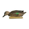 thumbnail image 2 of AVIAN-X Topflight Green-Winged Teal Durable Ultra Realistic Floating Hunting Duck Decoys, Pack of 6, AVX8081, 2 of 13