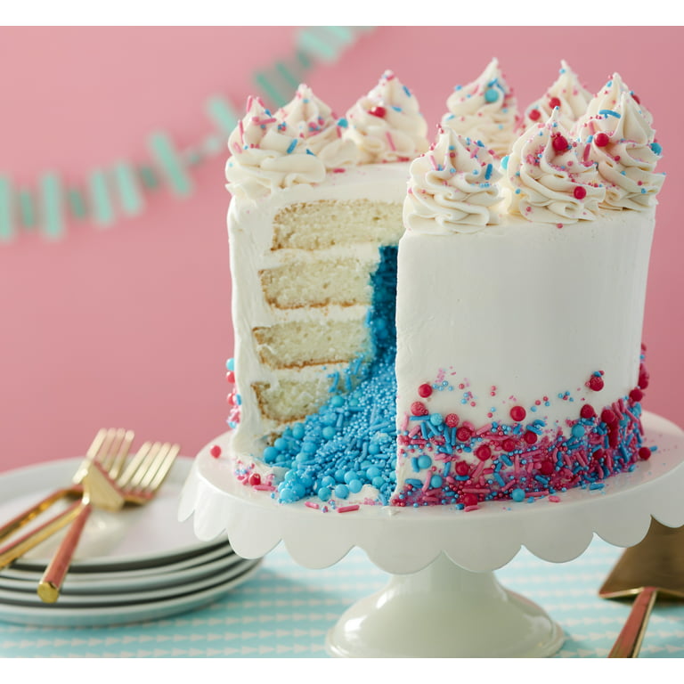 Wilton Blue Sugar Pearls, Blue Sprinkles Cakes, Cupcakes, Cookies or Molded  Candies, 5 oz. 