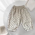 thumbnail image 3 of Ruyang Kids Boys Girls Corduroy Print Harem Pants Baby Basic Long Bloomer Trouser Elastic Fall Joggers Casual Pants, 3 of 3