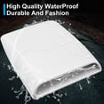 thumbnail image 5 of Universal Car Air Flow Decorative Intake Hood Scoop Turbo Bonnet Vent Cover, Car, White, 5 of 5