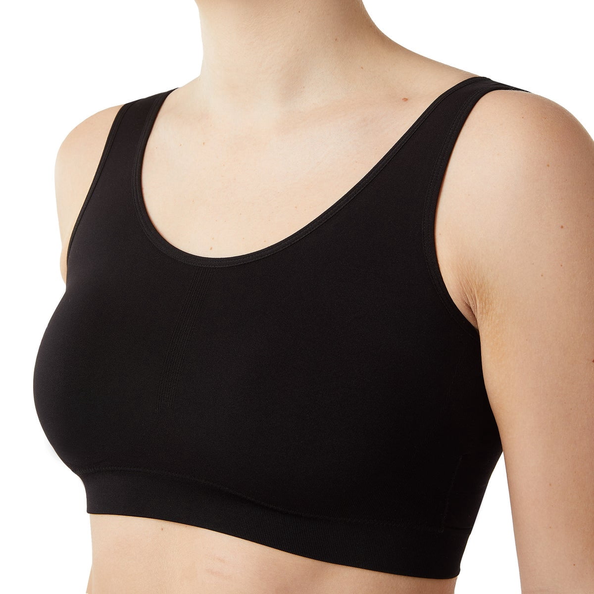 Layer Zero by 32 Degrees Women's Seamless Bra, 2-pack (Black/Tan, Medium)