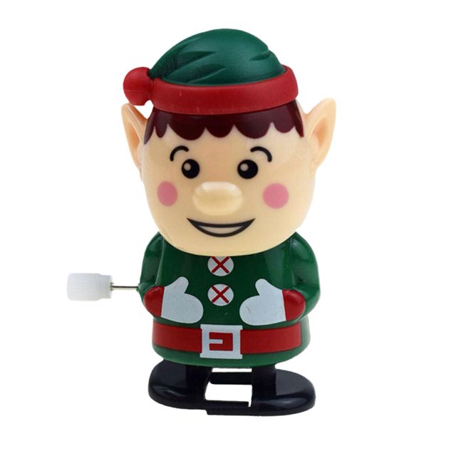 TQEHS Juguetes de cuerda para Navidad, Papá Noel, muñeco de nieve, ciervo, pingüino, juguetes de cuerda, lindo regalo de Navidad con mecanismo de relojería, juguete de Papá Noel, bolsa de Navidad, jug