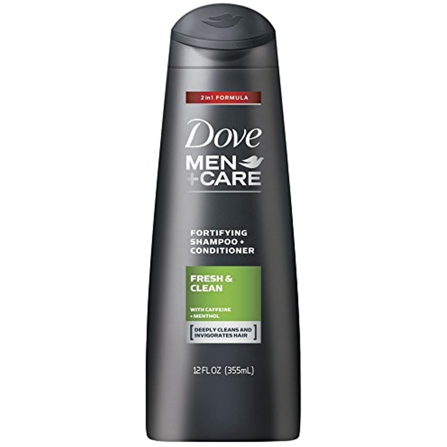 Dove Men+Care 2 In 1 Shampoo And Conditioner Fresh And Clean, 12 Fl Oz, Pack Of 2