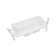 thumbnail image 2 of OHOIOLLA 3Pcs White Plastic Drawer Organizer for Kitchen and Bathroom, 2 of 8