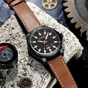 Watches Curren For Men Luxury Brand Fashion Quartz Wristwatch With Leather Strap Casual Business Clock Male - Quartz Wristwatches