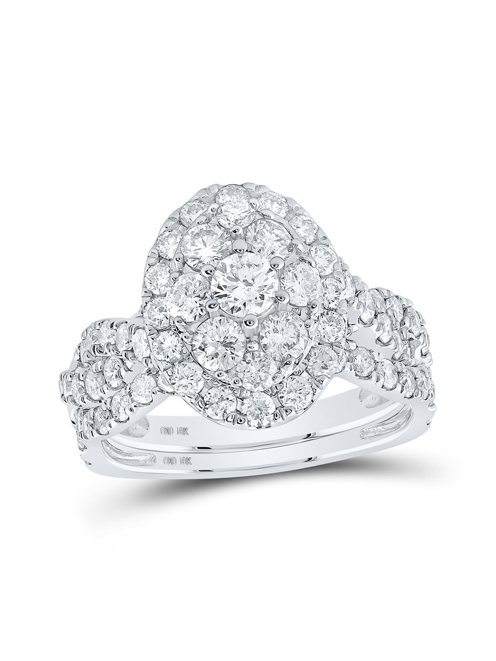 Details about   1 CT Round Diamond Miracle Set Bridal Wedding Bracelet 14k White Gold Finish 