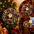 Diamond Led String Light Herunwer Christmas DIY Diamond Pearl Bead Art Wreath Kit with LED ...