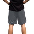 thumbnail image 3 of Men's Shorts Elastic Waist Size 3X Solid Color Nylon Shorts Outdoor Sports Versatile And Casual Five Quarter Pants, 3 of 6