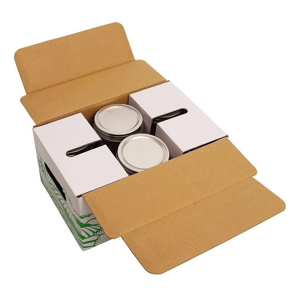 Canning Set of 4 Quart Jar Storage Boxes by VICTORIO VKP1230 Jars