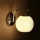 thumbnail image 2 of Lámpara De Pared De Luz Cálida De Estilo Nórdico Europeo Moderno Pantalla De Vidrio Led Lámpara Led De Pared Interior Artesanía De Hierro Lámpara De Pared De Cabecera Elegante Para Habitación Pasillo Eigraketly HA025137-01, 2 of 7