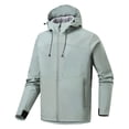 thumbnail image 2 of Veste Doublée en Polaire pour Hommes Imperméable Course Cyclisme Golf Randonnée avec Capuche Poches Zippées, 2 of 7