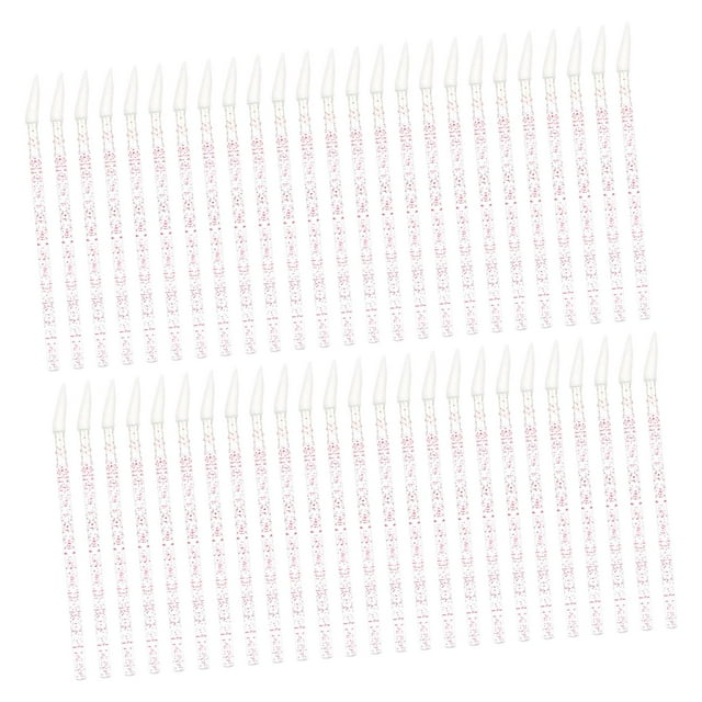Pinceles de , oblicuos, de mano, herramientas para maquillaje, varilla de cristal, 50 piezas para extensiones de pestañas, corrector, - roja Macarena Pinceles de labios
