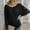 Black Womens Long Sleeve Round-Neck Blouses & Shirts for Women, variant on Teen Girls Trendy Clothing Basic Shirt Tops Oversized T Shirts Long Sleeve Shirtss Fall Fashion 2023 Solid Color Pullover Gifts for Women Crewneck Sweatshirts Black 4