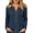 Navy, variant on SETOOFF Womens V Neck Henley Pleated Pullover Long Sleeve Shirts Loose Fit Lightweight Tunic Blouses for Women Dressy Casual Work Business Casual Dailywear Fashion