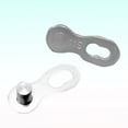 thumbnail image 1 of WEUVEB 1Pair Silver Bike Chain Joint Accessory Made for Durable Bike Chain Use, 1 of 8