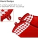 thumbnail image 5 of Manoplas de cocina a prueba de calor de silicona, guantes para horno, soporte para ollas, guantes aislantes, manopla gruesa para horno de cocina para barbacoa, guantes profesionales de cocina, 1 par (rojo) oso de fresa Electrónica, 5 of 5