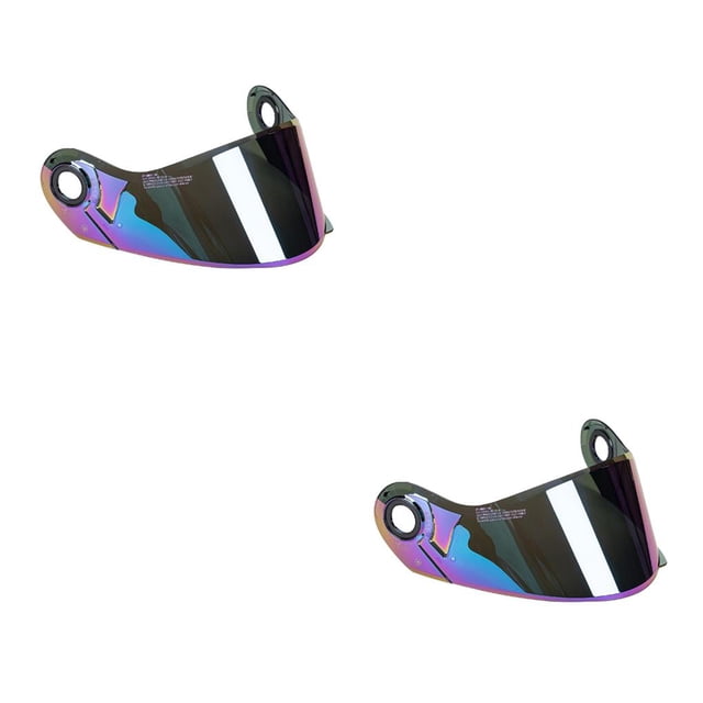Riwesomey Visor Lens for LS2 FF370 Full Face FF394 FF325 2piezas Multicolor