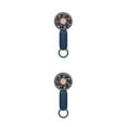 thumbnail image 4 of Ventilador de mano Inteprter llavero portátil ajustable refrigeración personal bajo ruido camping picnic deportes mosquetón enfriador Azul 2Conjunto, 4 of 6
