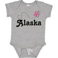 thumbnail image 3 of Inktastic Alaska Butterfly Girls Baby Bodysuit, 3 of 5