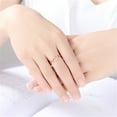 thumbnail image 4 of Dsscvnef Silver RoseGold GoldPlated Open Ring Charm Brass Base Ajustable Rings, 4 of 4
