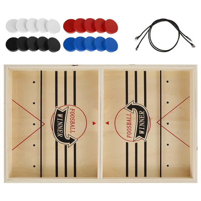 Tiktok Foosball Winner Juego de mesa Ajedrez de rebote Ajedrez de expulsión Ajedrez interactivo para padres e hijos Ajedrez de rebote Bola de volantes Juguete de hockey de escritorio Muyoka Hogar