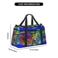 thumbnail image 2 of Lsque Geometry Dash Pattern Hand Travel Bag, Weekender Carry On for Women Men, Sports Gym Bag, Workout Duffel Bag, Overnight Shoulder Bag fit 15.6 Inch Laptop, 2 of 6