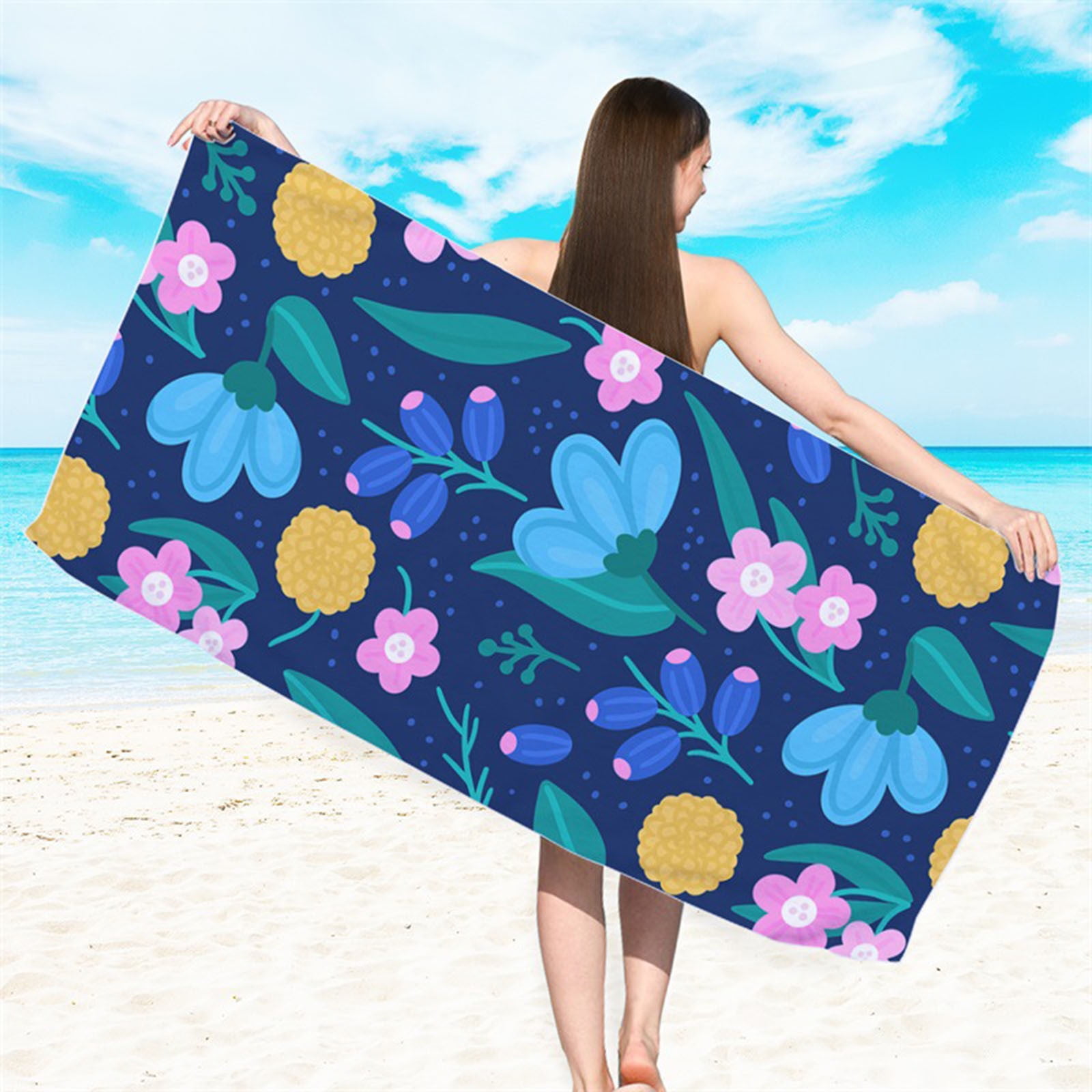 Multi Purpose Microfiber Beach Towel Lightweight Kuwait Ubuy