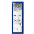 thumbnail image 2 of ArtToFrames 10" x 31" Blue Picture Frame, 10x31 inch Blue Wood Poster Frame (WOM-4118),  Pack, 2 of 7