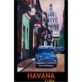 thumbnail image 2 of Art.com Poster Havana Cuba Street Scene Oldtimer Vintage Stretched Canvas Print Wall Art by Markus Bleichner, 12" x 18", 2 of 4
