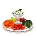 thumbnail image 4 of Godinger 4 in 1 Cake Stand, Cake Platter and Serving Plate Platter with Dome Cover, for Pastries, Desserts & More, Multi-Purpose Use - Dublin Crystal Collection, 4 of 5