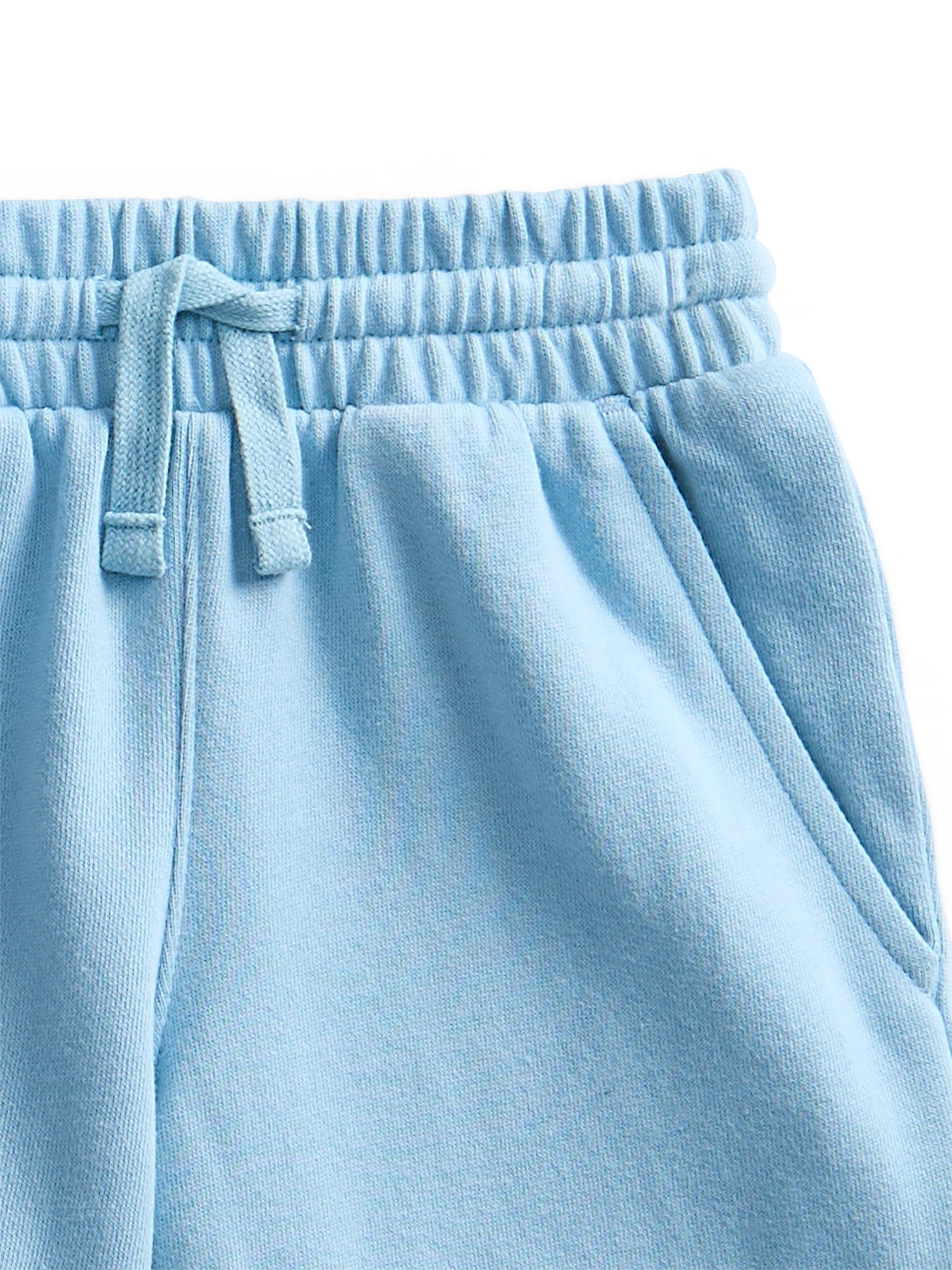Athletic Works Boys Fleece Sweatshirt and Shorts Set, 2-Piece, Sizes 4-16