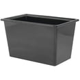 thumbnail image 5 of HUBERT SmartFit 1/4 Size Black Melamine Cold Food Pan - 6 1/5"L x 10"W x 6"D, 5 of 5