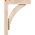 thumbnail image 3 of Ekena Millwork 5 1/2"W x 24"D x 32"H Thorton Block Smooth Bracket w/ Offset Brace, Douglas Fir, 3 of 25
