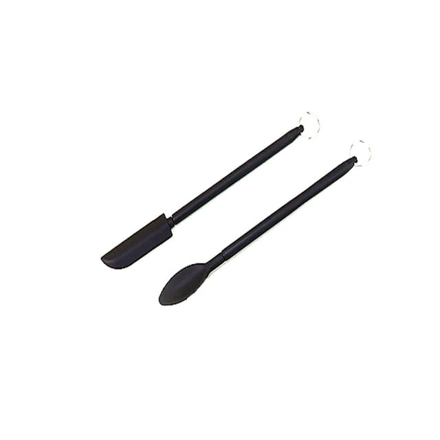 Agiferg Mini Silicone Spatula Set,Makeup Spatula,Thin Jar Scraper For Kitchen,New Handle Telescopic Small Spatulas