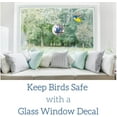 thumbnail image 4 of 2 - Double Sided Glass Door & Window Sticker Decals. 2 per Package -Shower Doors, Alert Birds, Dogs, Kids, Guests. Warn, Protect, Safety, Removable, Self Adhesive, Bird Alert, 4 of 4