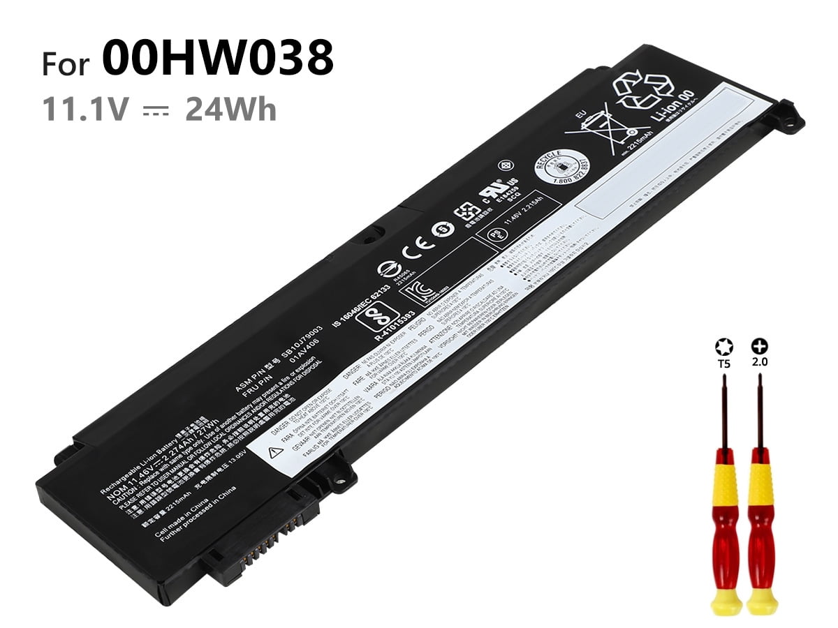 New Laptop Battery For Lenovo ThinkPad S2 Yoga L380 & L390 | 45Wh 11.1V Li-Ion (L17C3P53, L17L3P53, L17M3P55)
