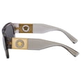 thumbnail image 4 of VERSACE VE4401 53416G Transparent Grey Pilot Men's 57 mm Sunglasses, 4 of 7