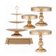 thumbnail image 4 of Juego de 5 Soportes para Tartas de Metal Dorado Nikou, 4 of 12