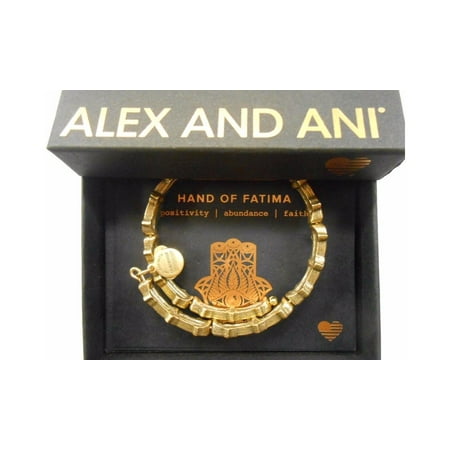 Alex and Ani Hand of Fatima Rafaelian Gold Wrap Bracelet