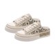 thumbnail image 5 of Zapatillas de deporte sin espalda para mujer, zapatos de lona, mocasines, zapatillas bajas, zapatos para caminar, para vestir, senderismo, pantalones 225-23 Yinane Zapatilla informal, 5 of 7